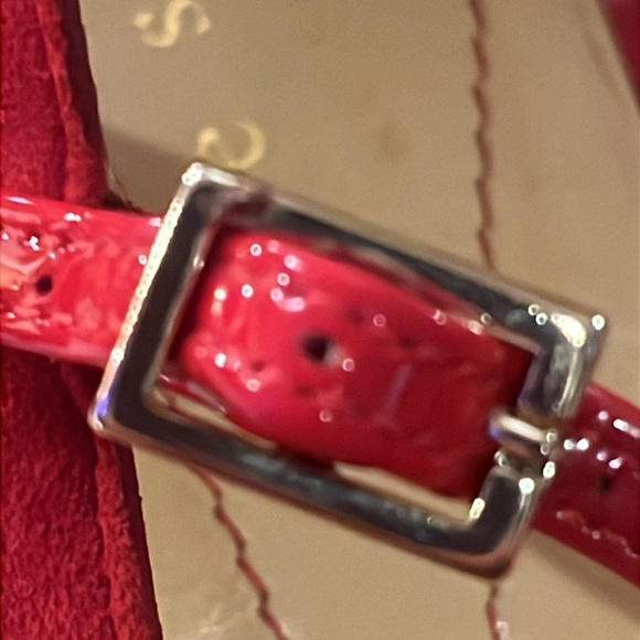 Kate Spade ♠️ Darla dress heels size 7 M red suede new in box made in Italy - Picture 6 of 14